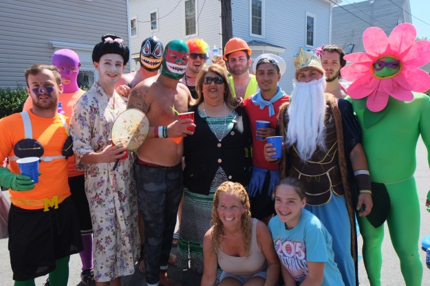 Saturday greasegang with the Mayor copyright kim Smith